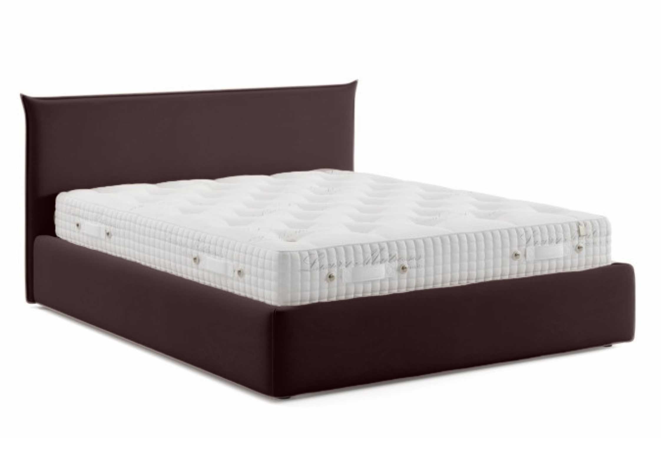 Brązowe łóżko 160x200cm